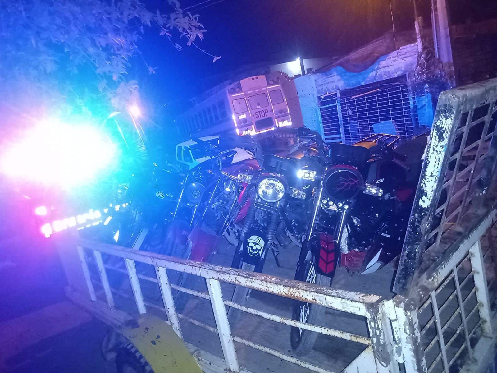 Alrededor de 13 motocicletas fueron aseguradas en Escuinapa por alterar el orden