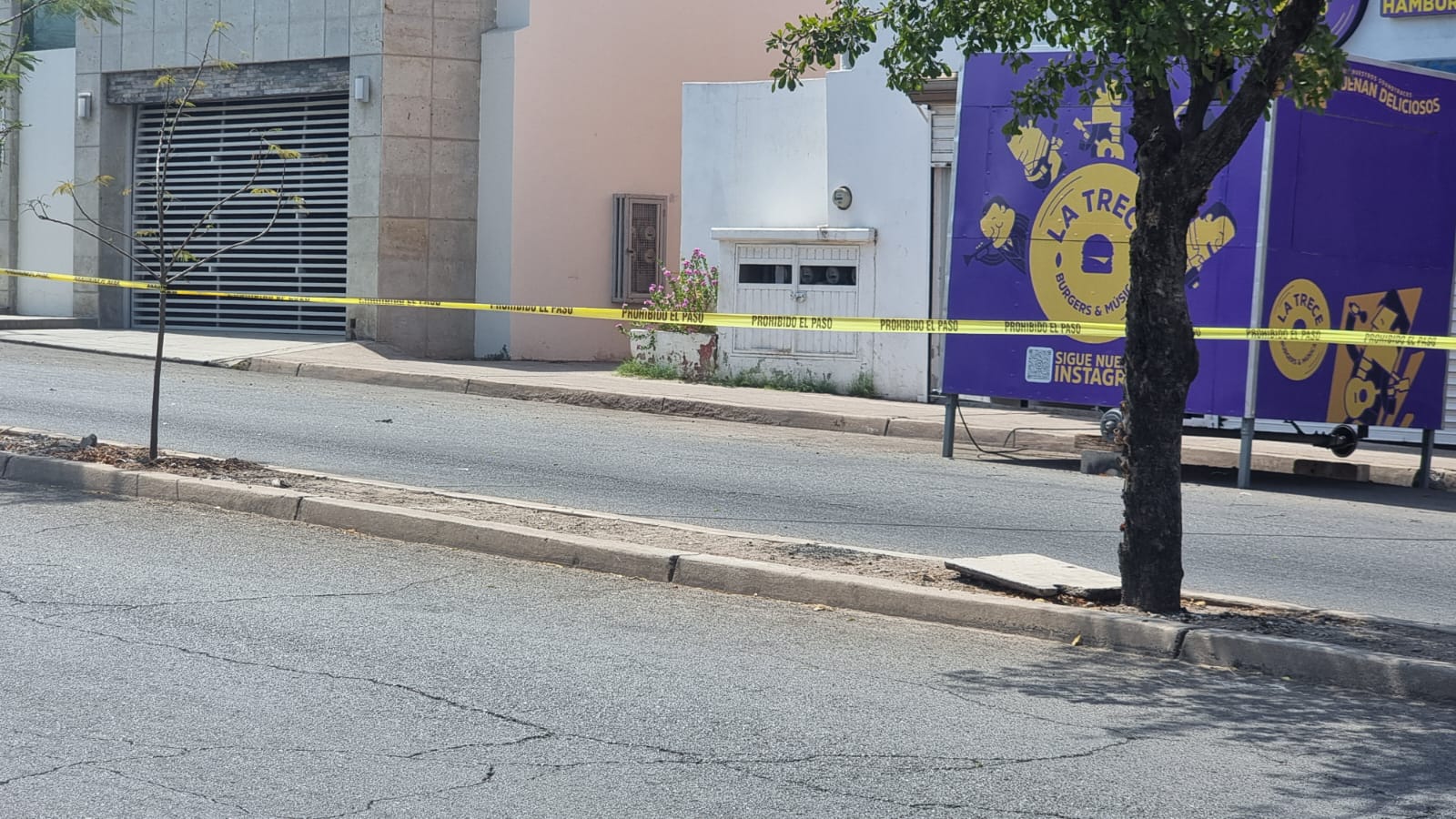 Lugar donde Dagoberto fue atacado a balazos en Culiacán
