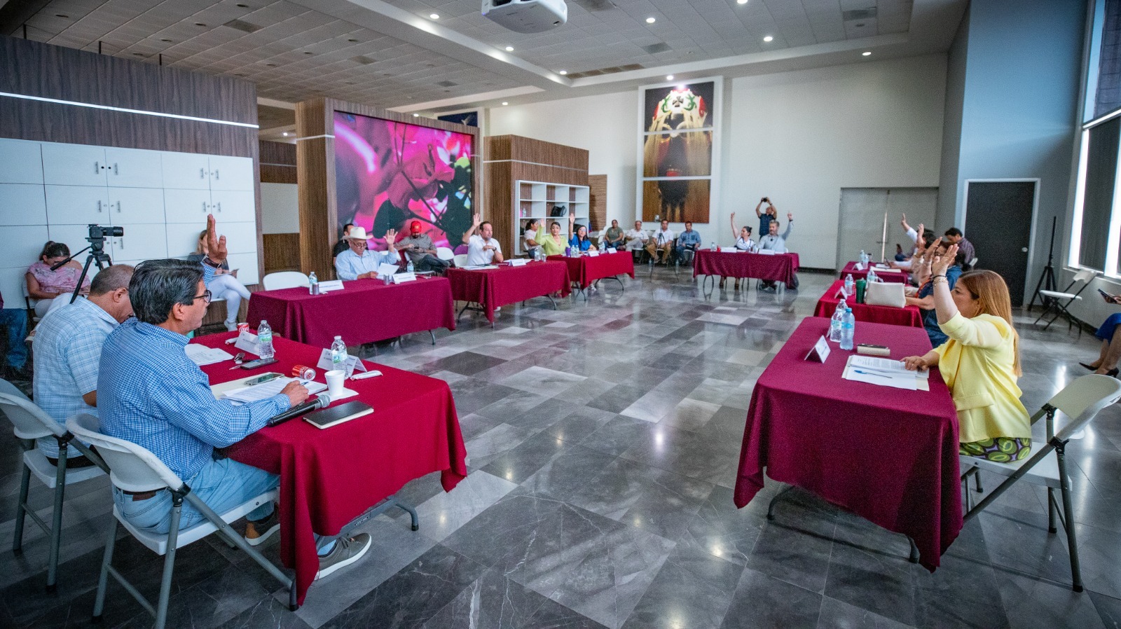 Sesión de cabildo en Guasave