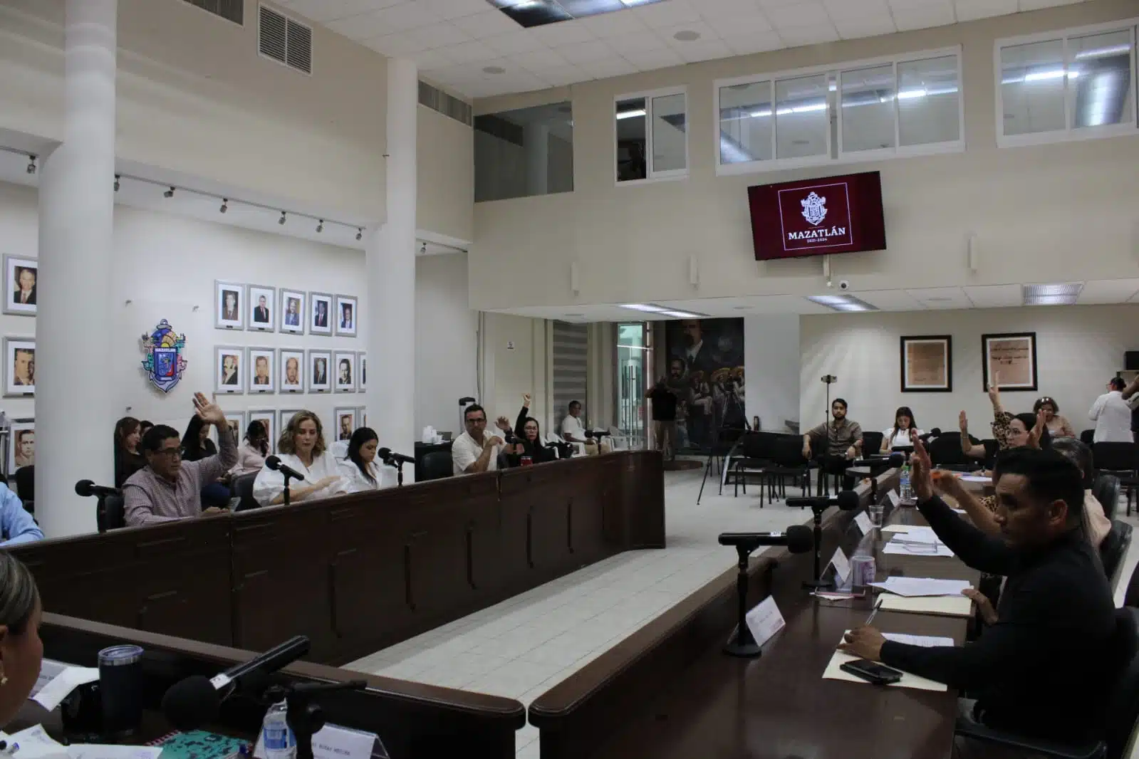 Cabildo Municipal de Mazatlán en sesión ordinaria