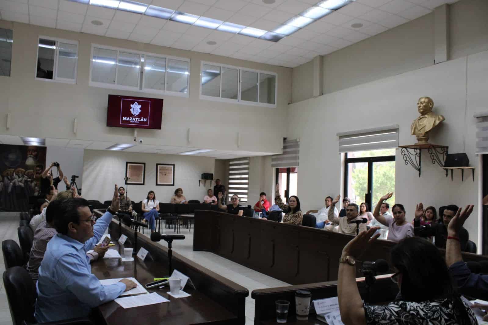 Cabildo Municipal de Mazatlán en sesión ordinaria