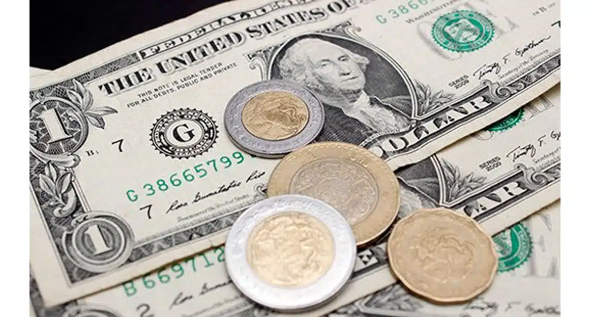 Peso mexicano e caída libre ante el dólar