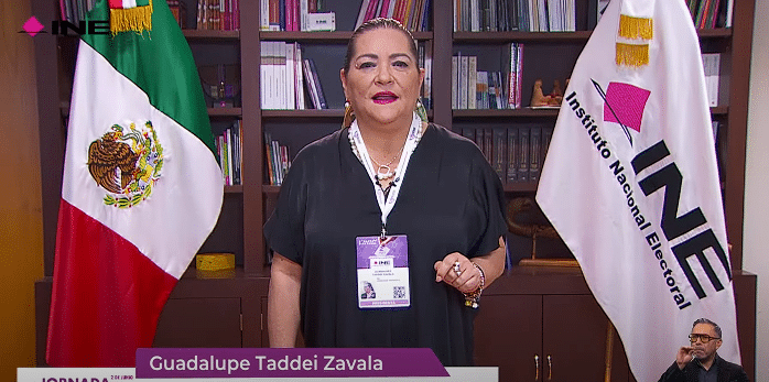 Presidenta del INE emite su primer mensaje