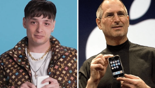 Peso Pluma envía mensaje a Steve Jobs y lo tunden en redes