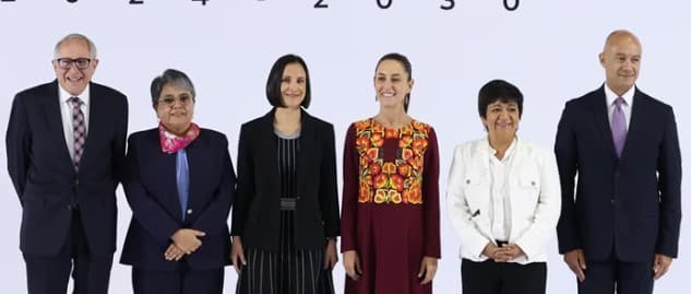 Claudia Sheinbaum y su gabinete