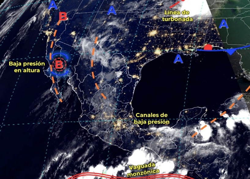 Clima en México mapa