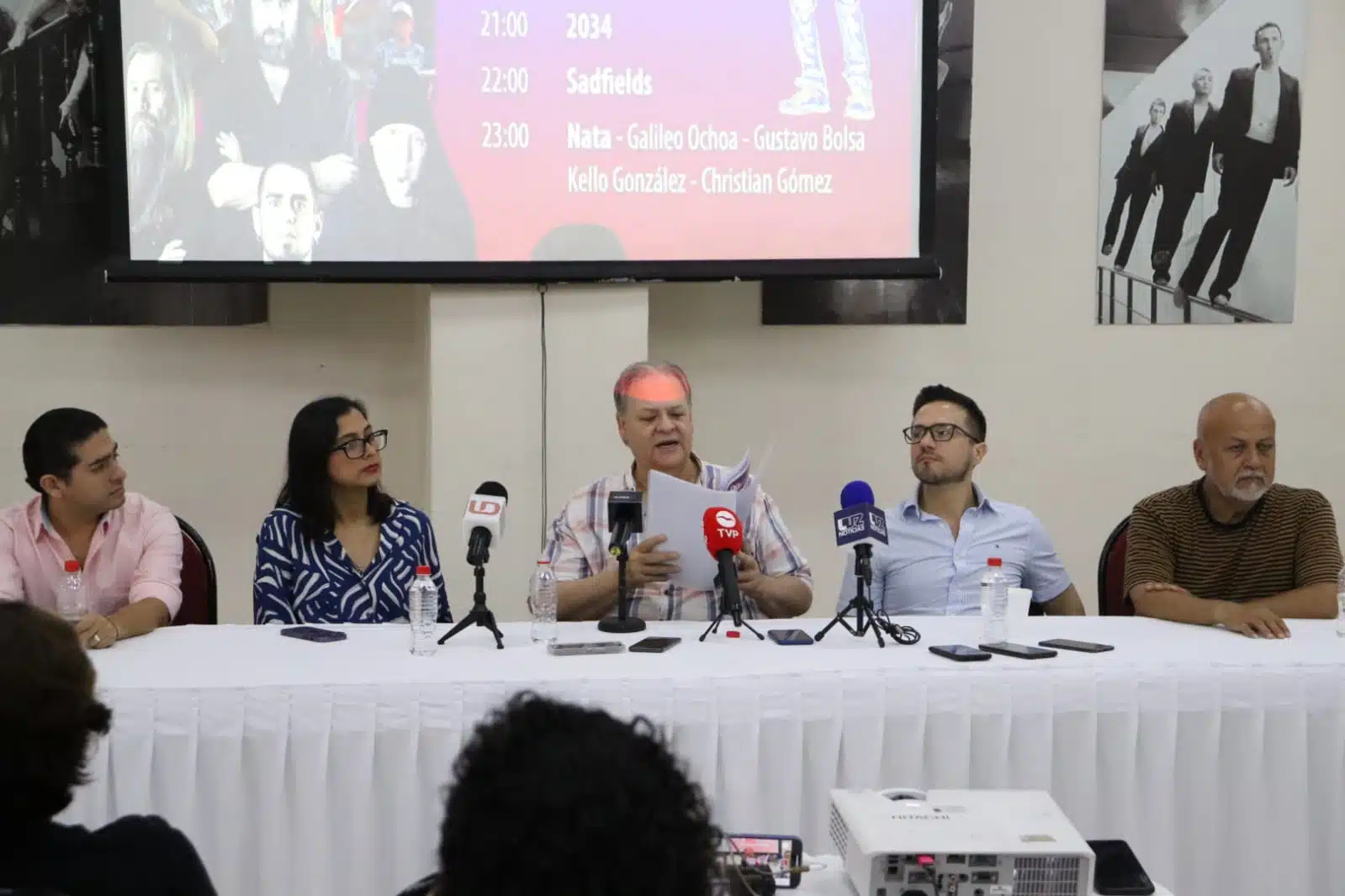 Conferencia de prensa previo al Día de la Música 2024 en Mazatlán