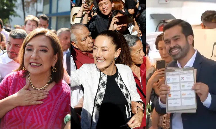 Xóchitl, Sheinbaum y Máynez acuden a votar este domingo 2 de junio