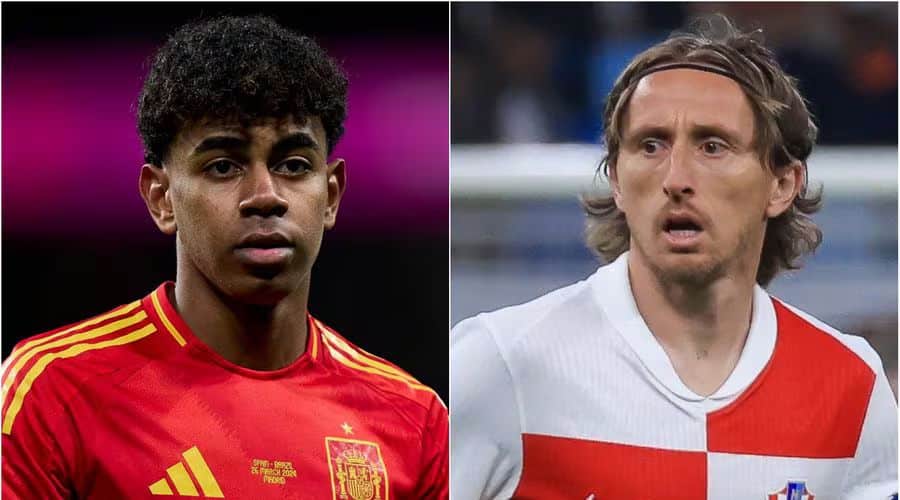 Yamal y Modric Euro 2024