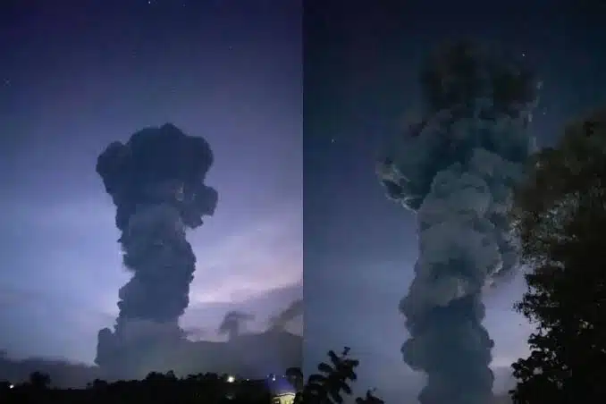 Evacuan a 700 personas por erupción de un volcán en Filipinas
