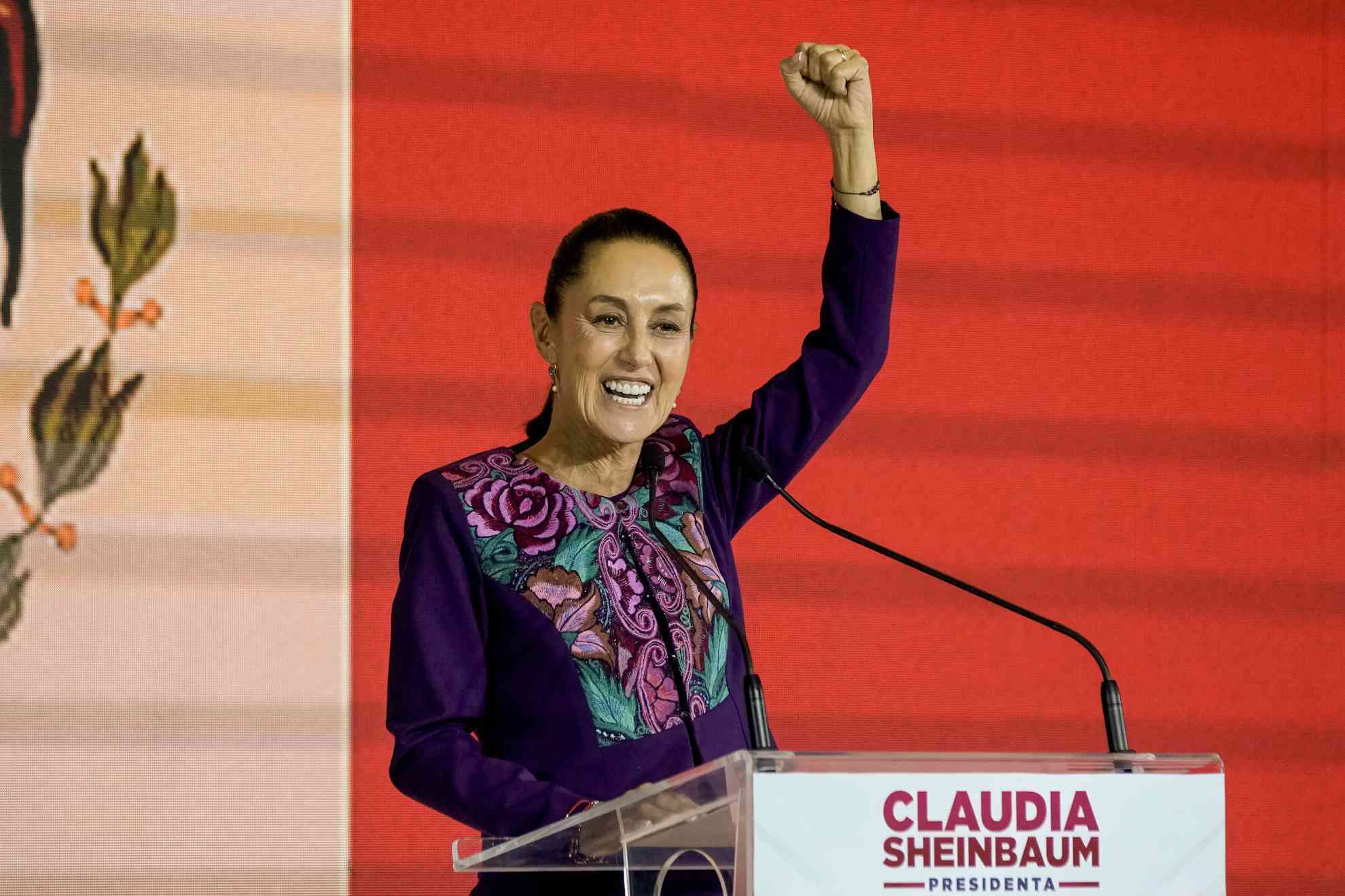 Felicita Peña Nieto a Claudia Sheinbaum por ganar las elecciones presidenciales