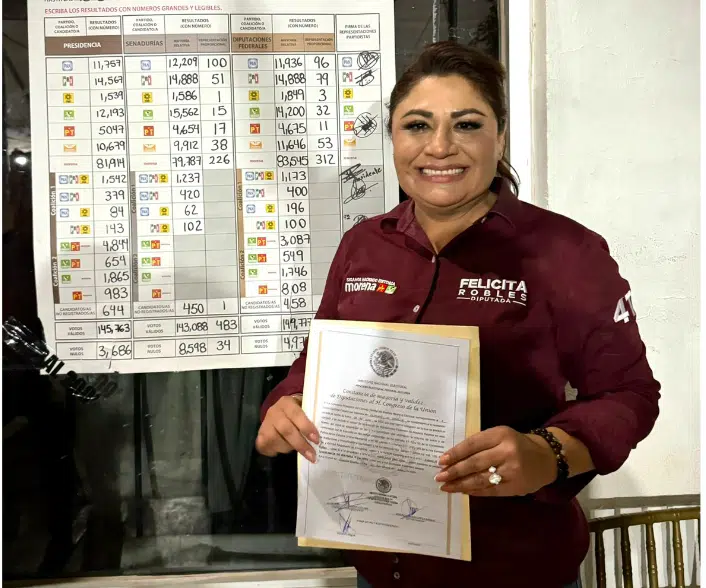 Felicita Pompa, diputada federal electa en Sinaloa