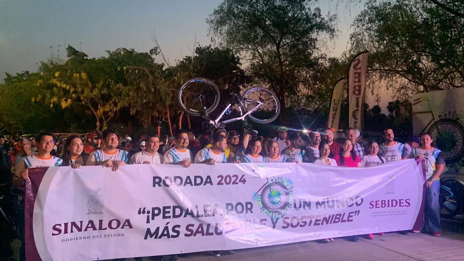 Rodada por el Día Mundial de la Bicicleta en Culiacán
