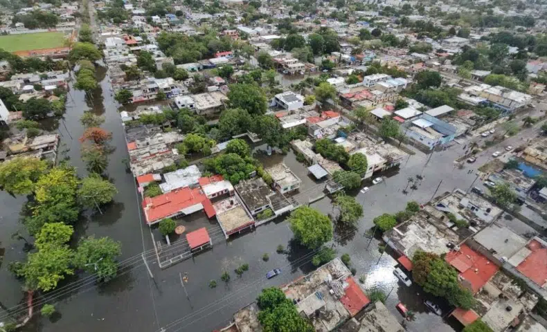 Con Plan Marina atienden inundaciones en Chetumal, Quintana Roo
