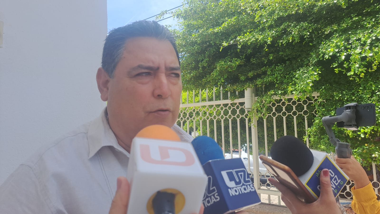 Juan Fernando Montoya Chinchillas en rueda de prensa