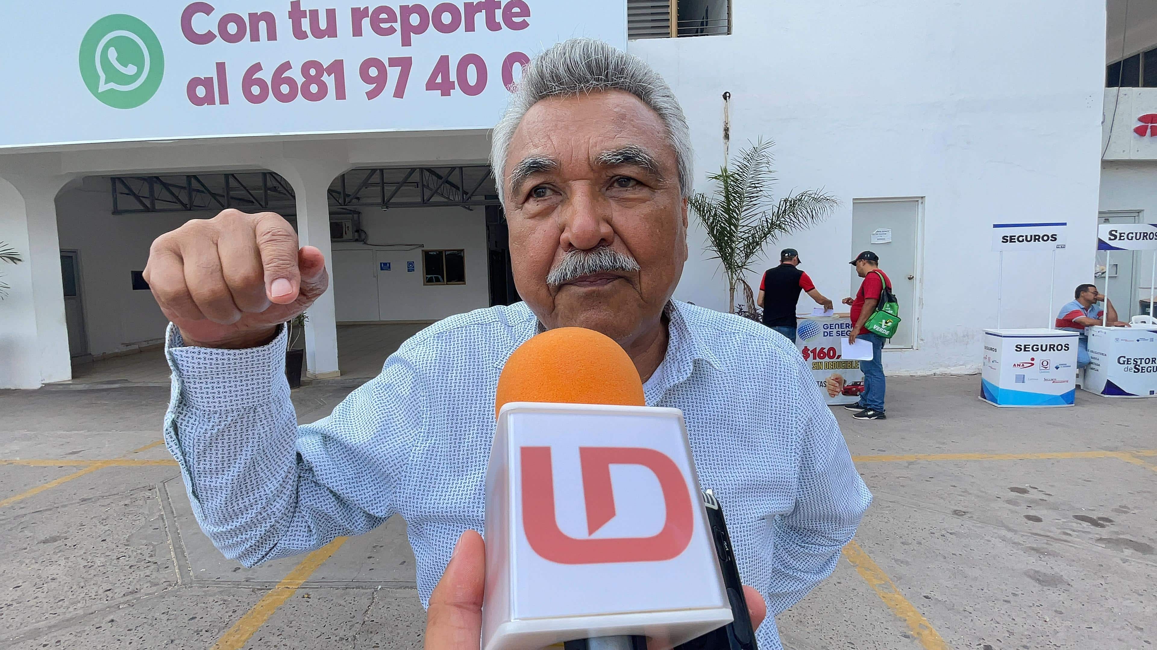Juan Franciso López Orduño, delegado de la oficina de Trabajo y Previsión Social en la zona norte.