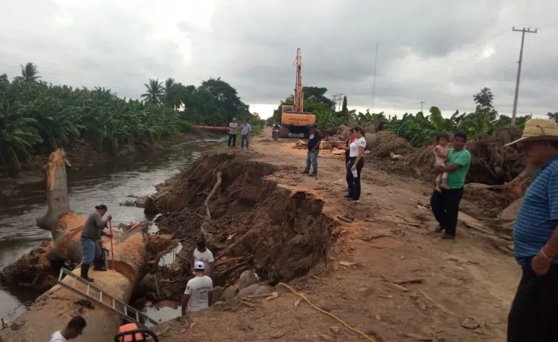 Reportan 44 municipios afectados por lluvias en Chiapas