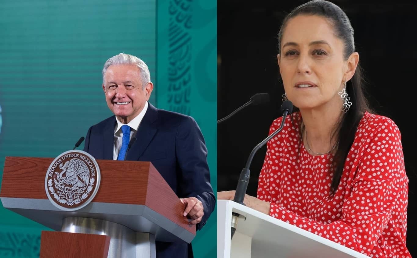 López Obrador y Claudia Sheinbaum