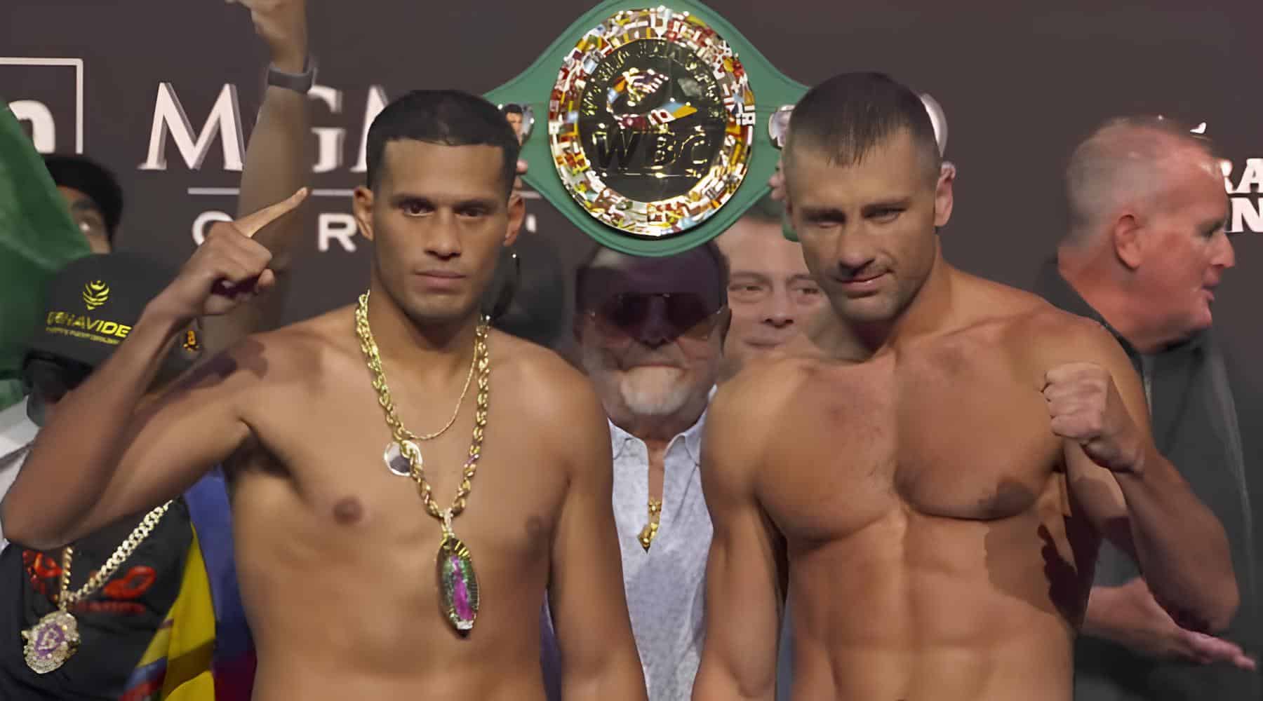 Los boxeadores David Benavidez y Oleksandr Gvozdyk