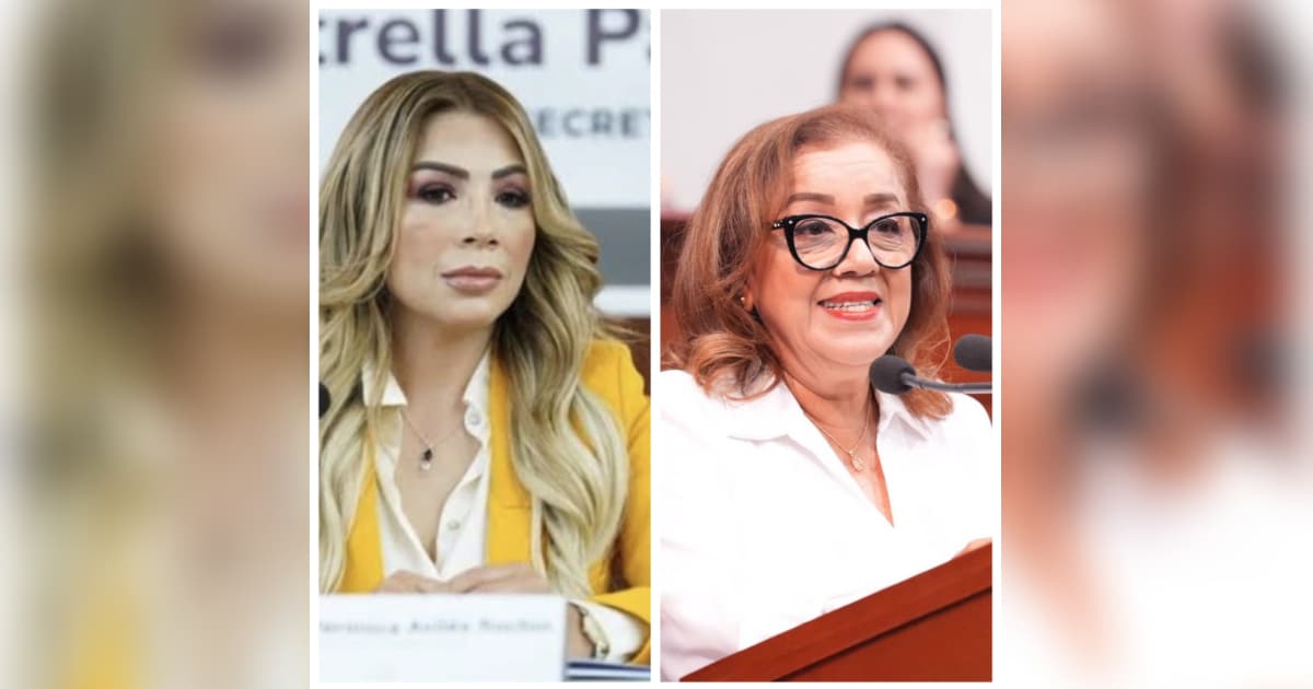 Luz Verónica Avilés Rochín y Alba Virgen Montes Álvarez