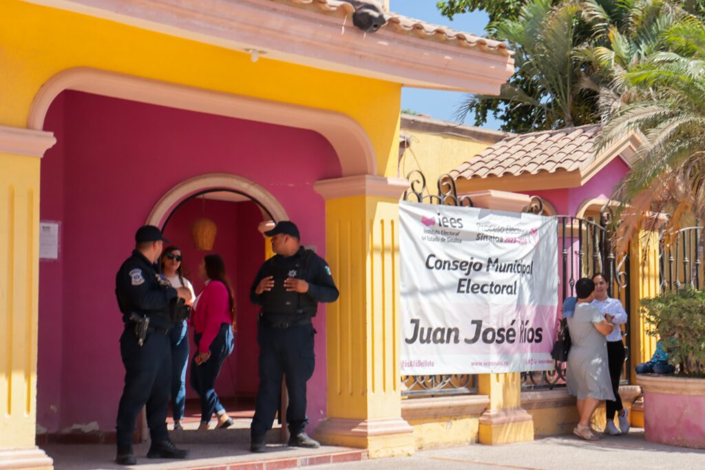 Manifestación voto por voto en Juan José Ríos.