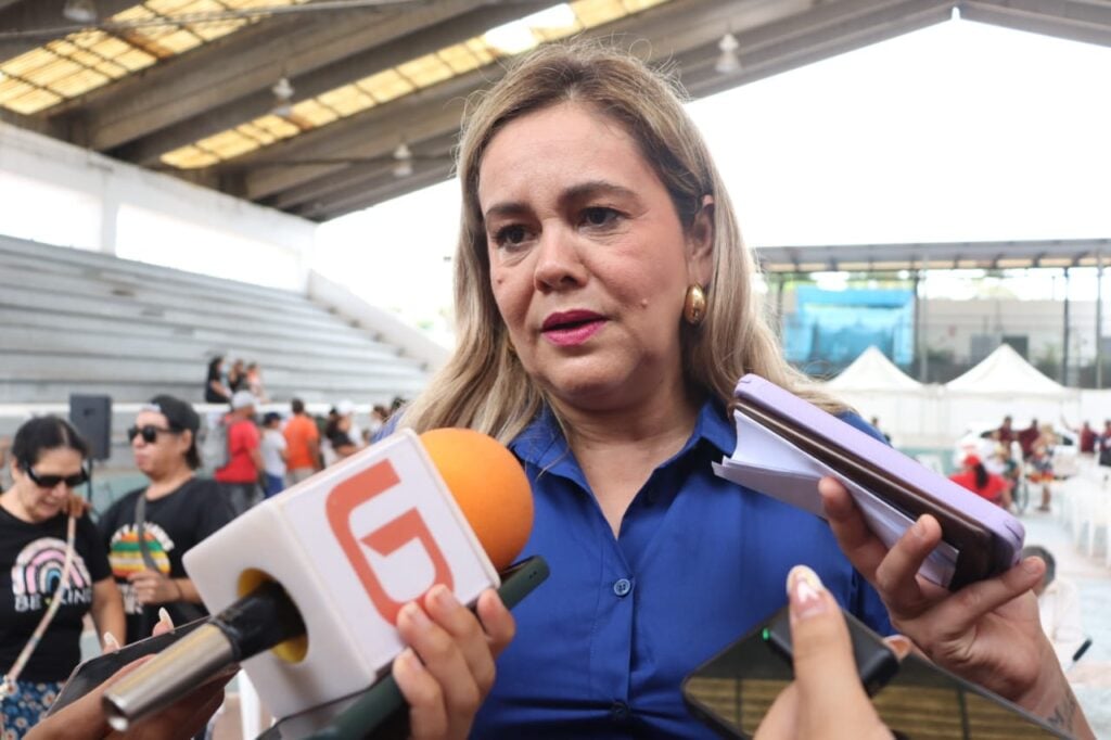 María Teresa Apodaca Muñoz, presidenta del Sistema DIF Mazatlán