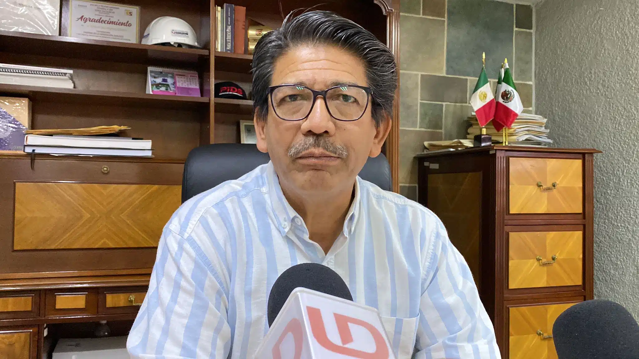 Martín Ahumada Quintero, presidente municipal de Guasave, en entrevista con Línea Directa