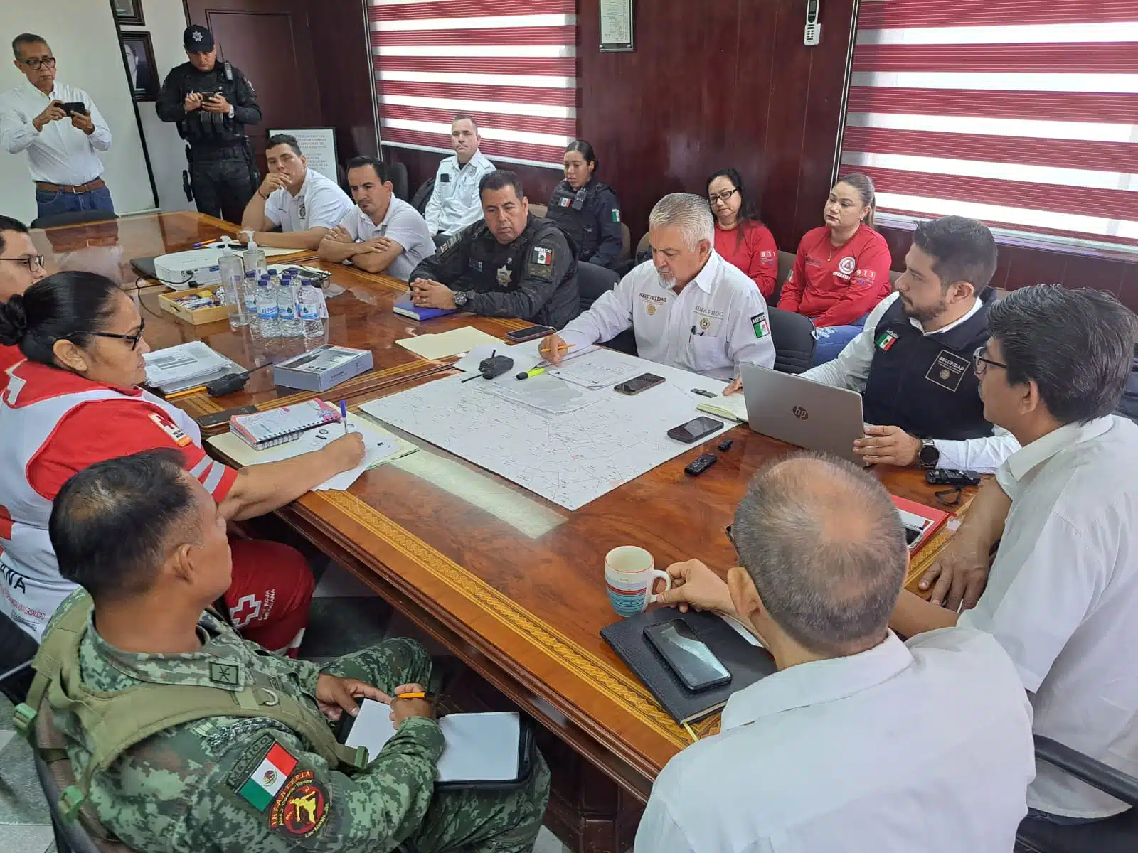 Instalan mesa de seguridad previo a jornada electoral en Guasave