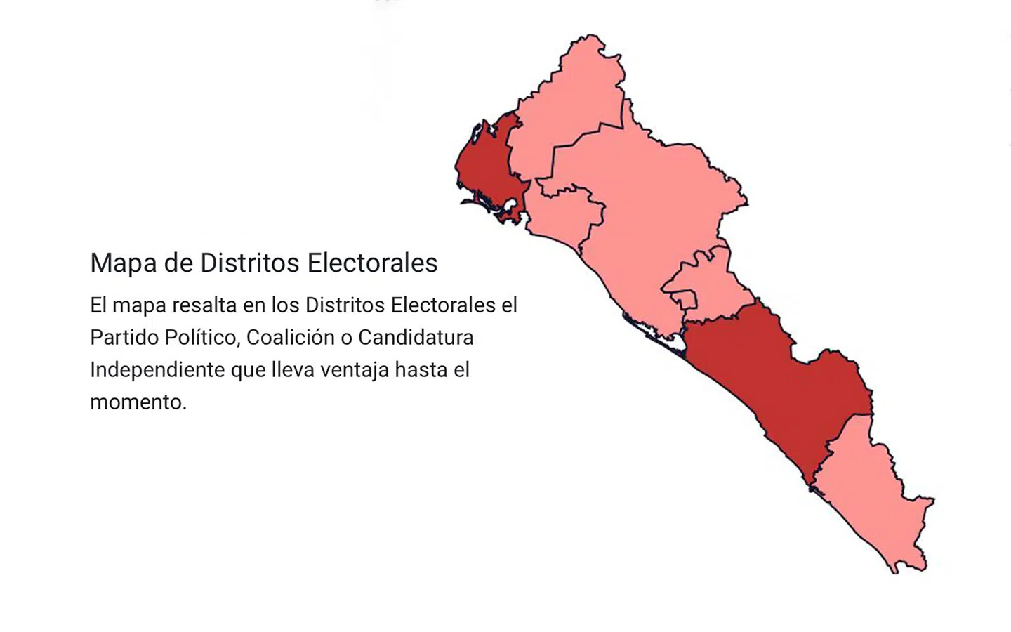 Mapa de distritos electorales