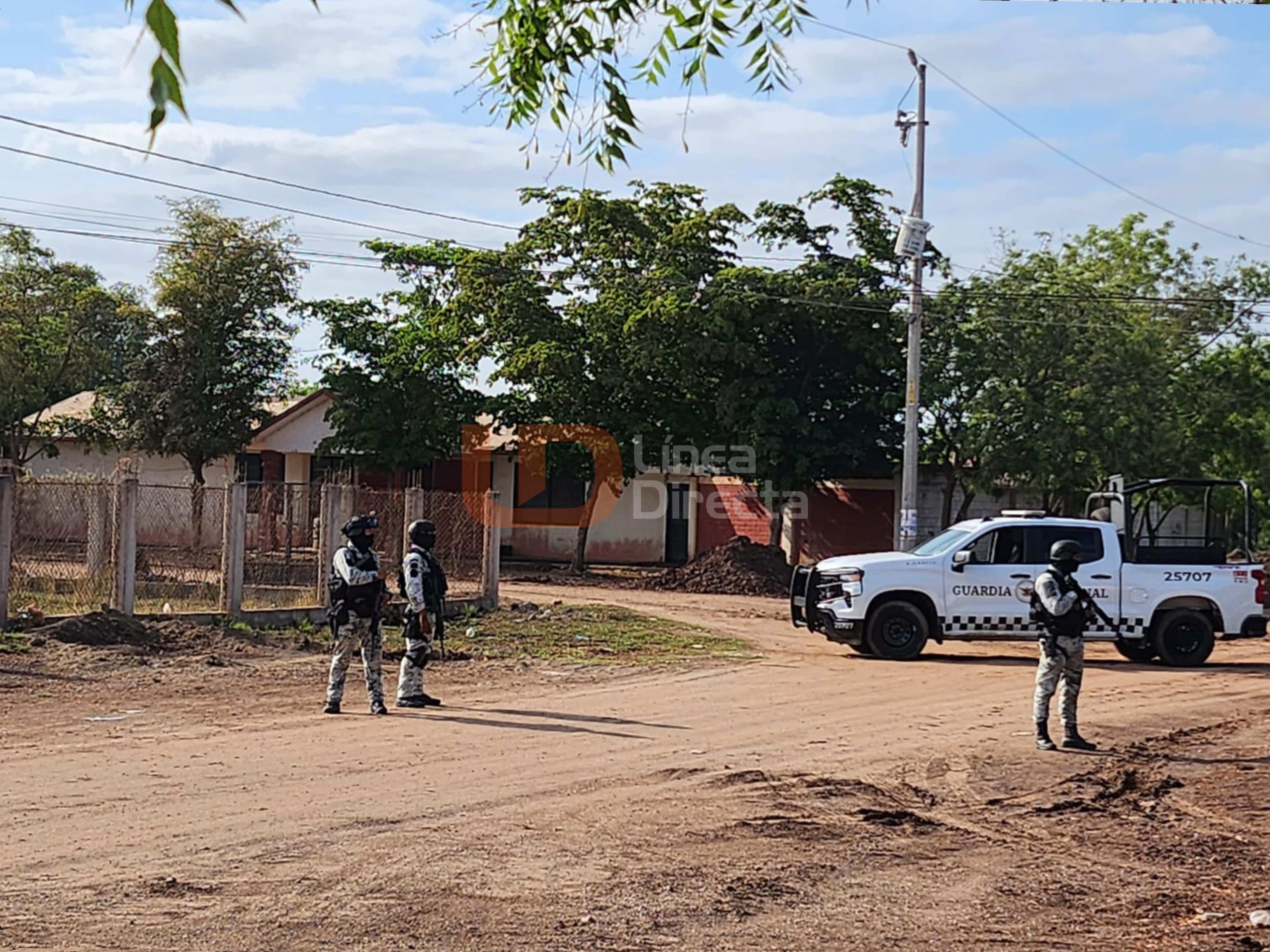 Elementos de la Guardia Nacional en ELdorado