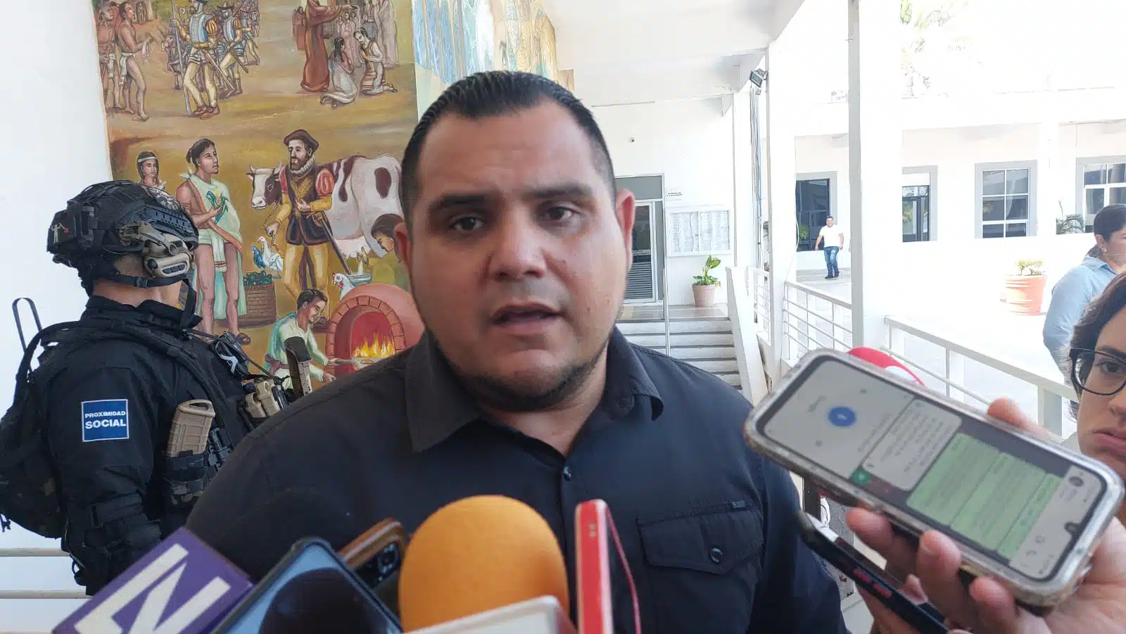 Jaime Othoniel Barrón Valdez, secretario de Seguridad Pública Municipal.