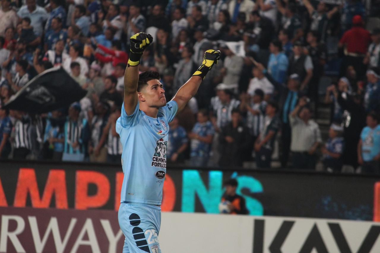 Tuzos del Pachuca festejan su victoria en la Concachampions Cup