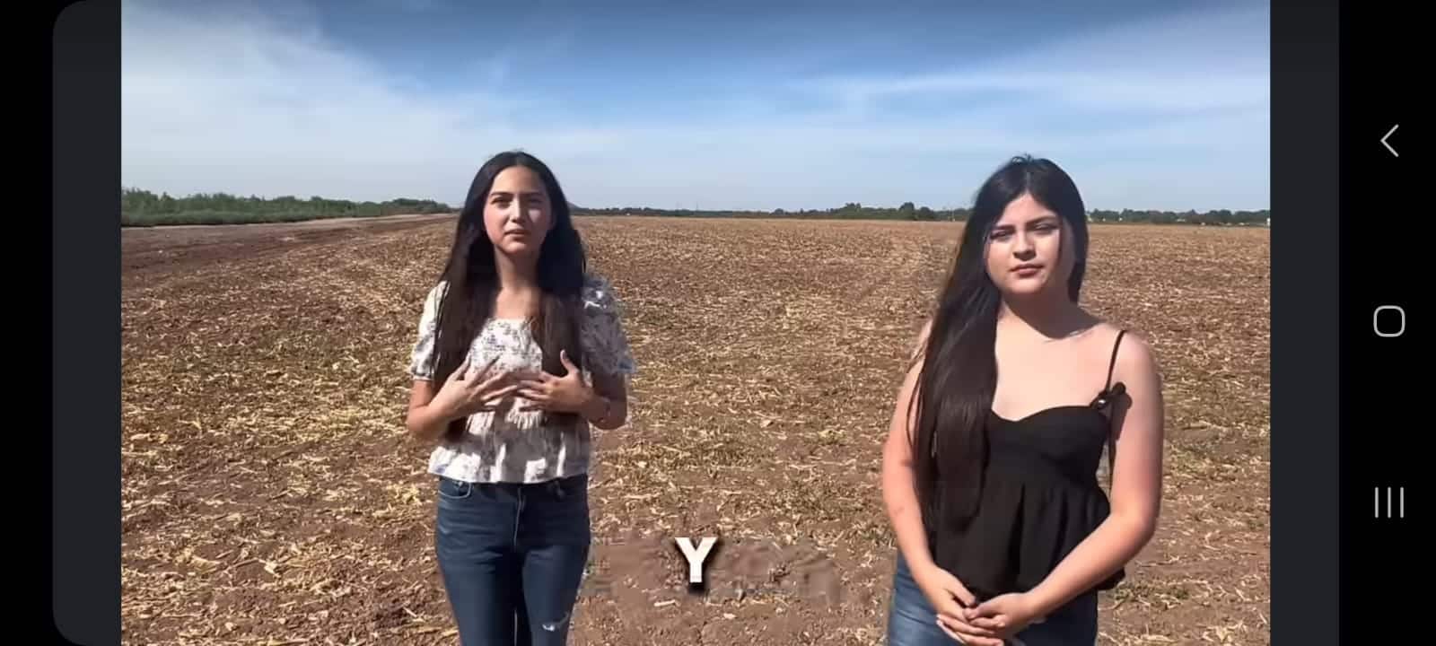 Paulina y Emily Gallegos son las ganadoras del Premio Nacional Juvenil del Agua 2024 en la Región Noroeste.