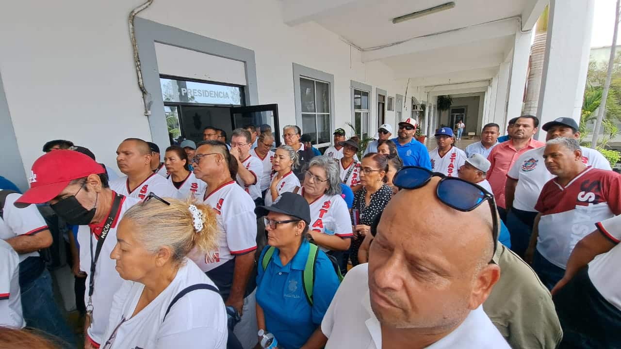 Manifestación por parte de Stasam en Mazatlán