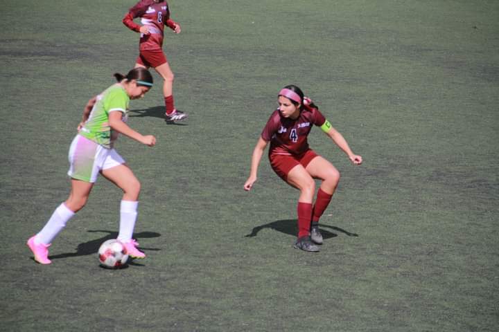 Rashel Rivera durante uno de sus partidos