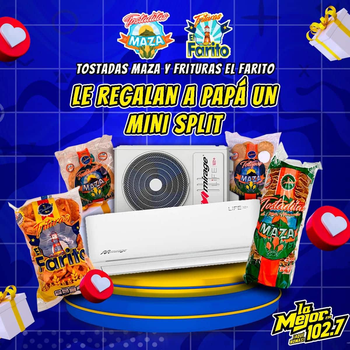 Frituras El Farito y Tostadas Maza te invitan a celebrar el Día del Padre.