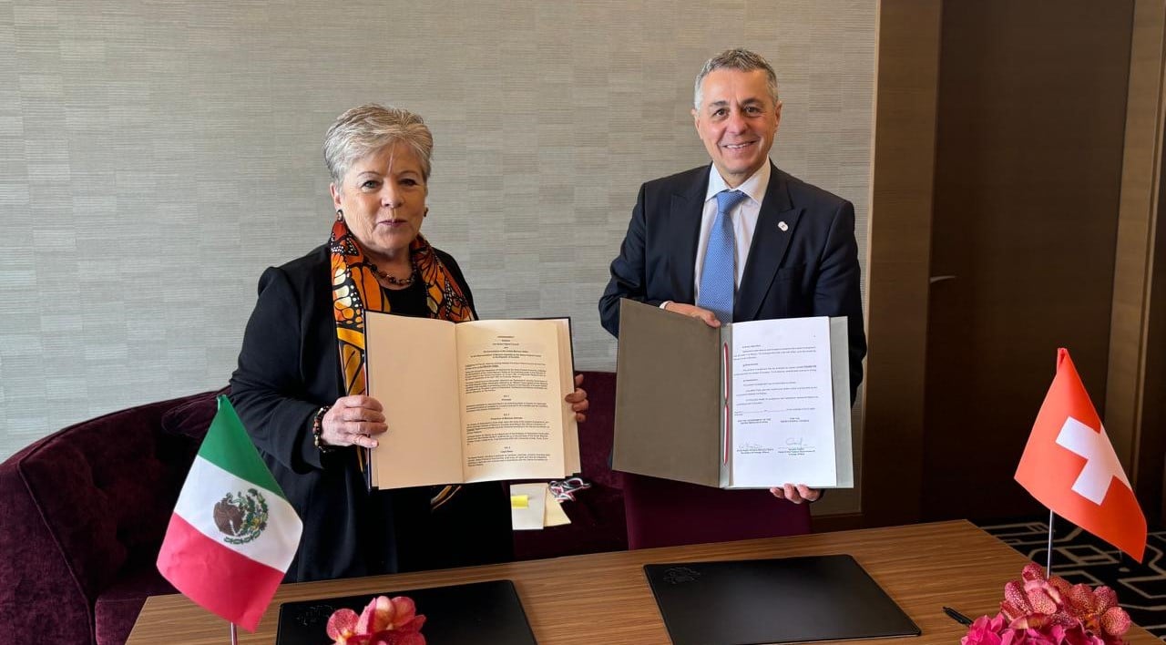 Alicia Bárcena e Ignazio Cassis