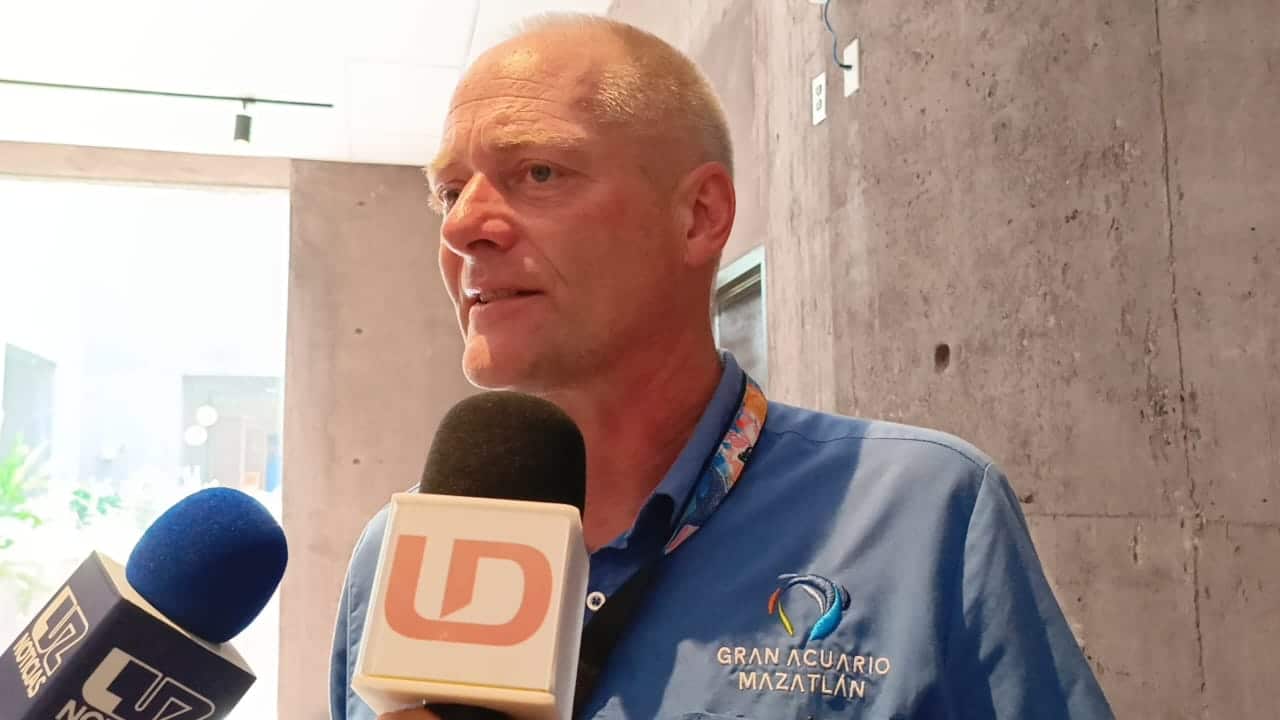 Simón Norris, director general del Gran Acuario Mazatlán Mar de Cortes.