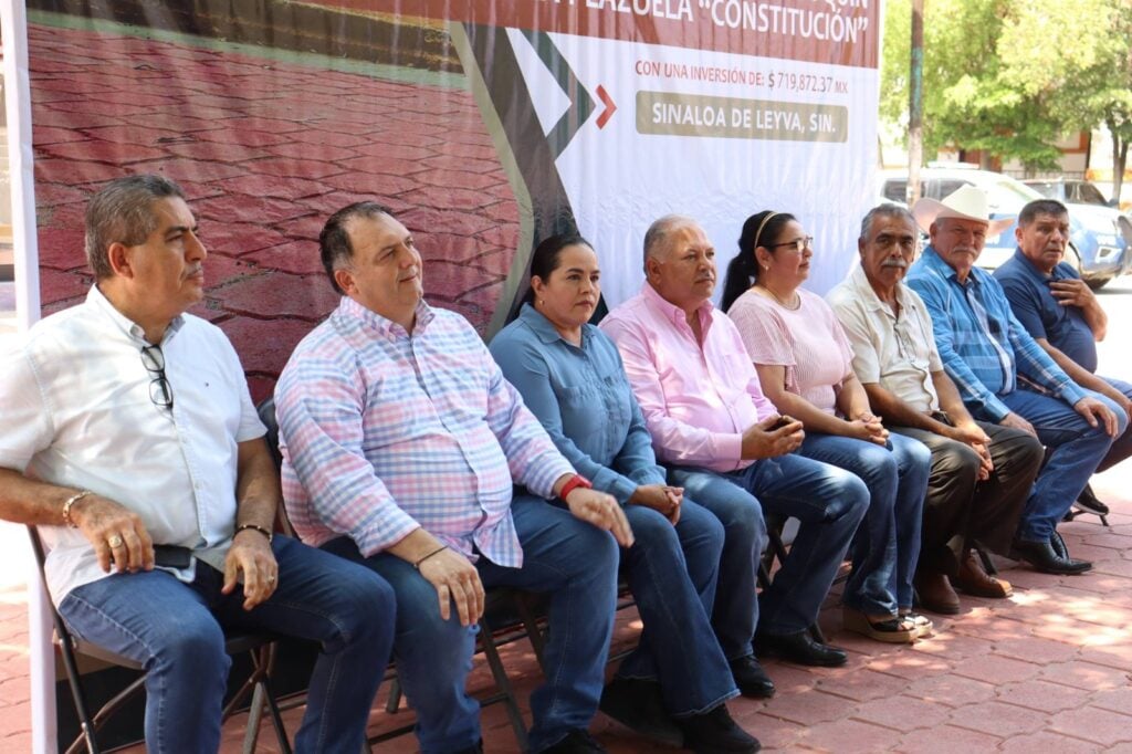 autoridades de Sinaloa de Leyva inauguran obra