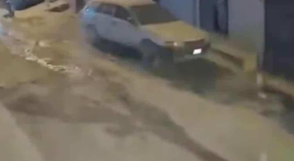 Una cámara capta el momento del sismo en Perú