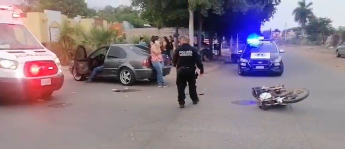 Tras accidente de motocilista, vecinos de la zona piden reductores de velocidad