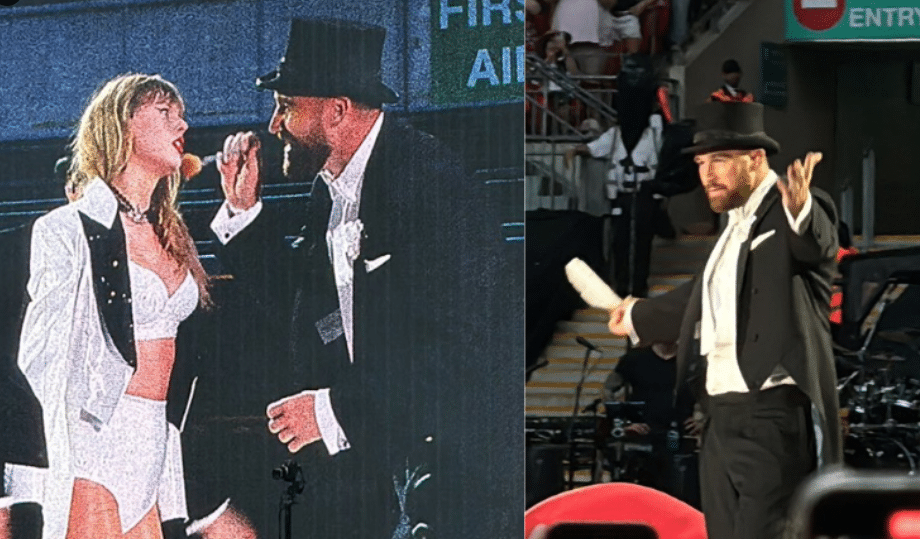 Travis Kelce hace aparición especial en concierto de Taylor Swift