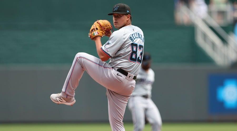 Valente Bellozo debuta en Grandes Ligas con Marlins de Miami