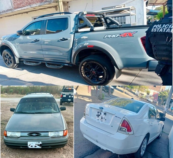 Vehículos recuperados por la Policía Municipal en Culiacán
