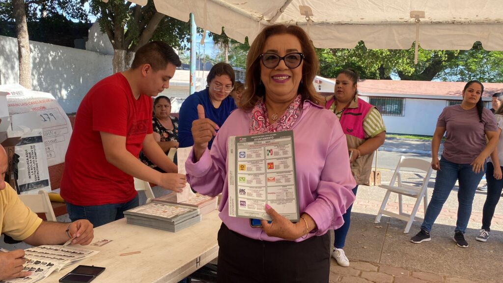 Virgen Montes emite su voto