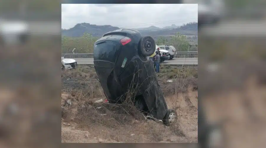 Par de volcaduras se registraron la mañana de este sábado en Escuinapa