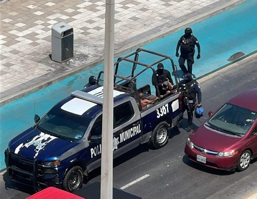 Tipo que hirió a policia fue detenido