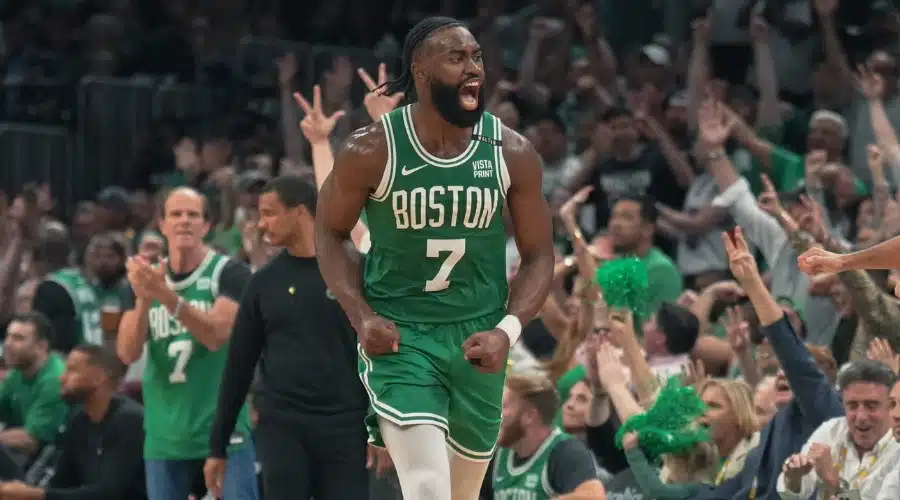 Jaylen Brown fue elegido MVP de las Finales que coronaron a Boston Celtics como campeones de NBA.