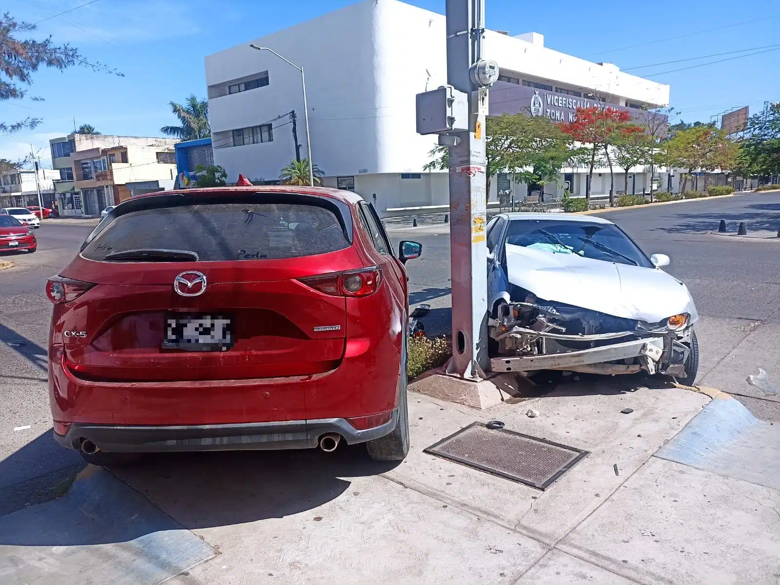 Accidente de automovilístico en Los Mochis
