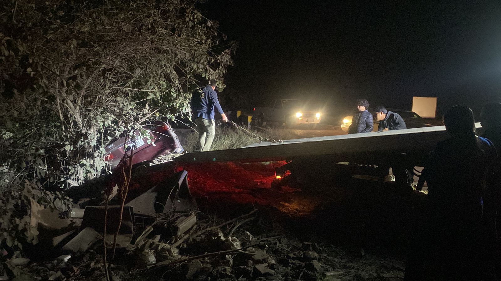 Accidente en Estación Bamoa